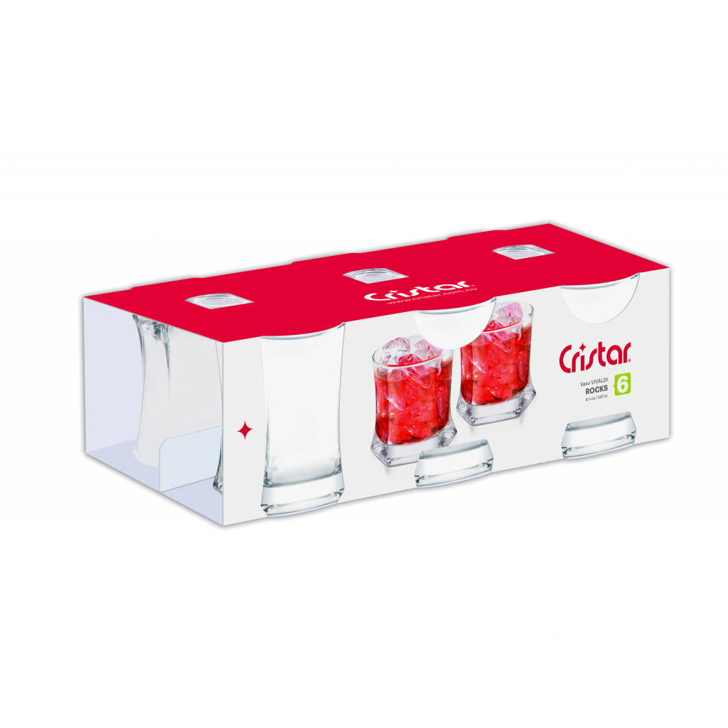 Vaso Vivaldi x 6 Unidades