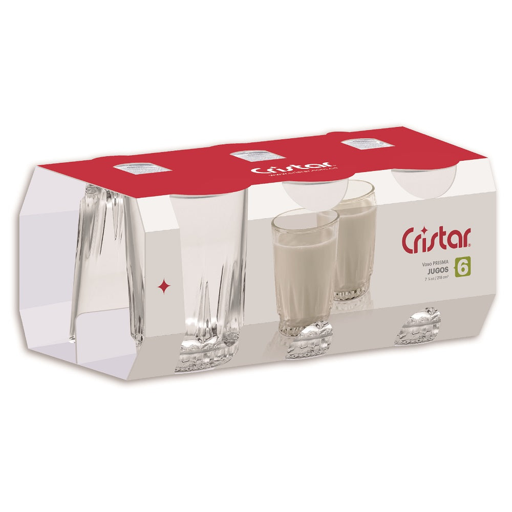 Vaso Prisma x 6 Unidades