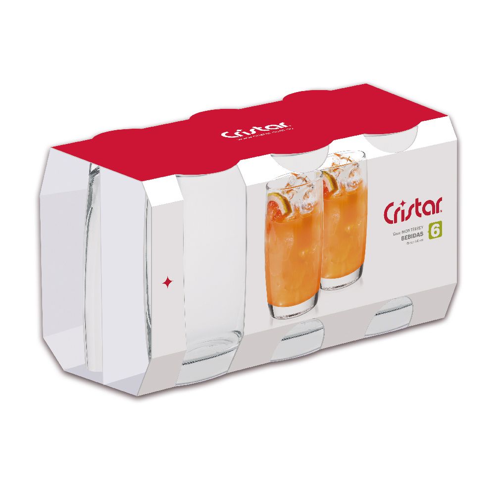 Vaso Monterrey Canastilla x 6 Unidades