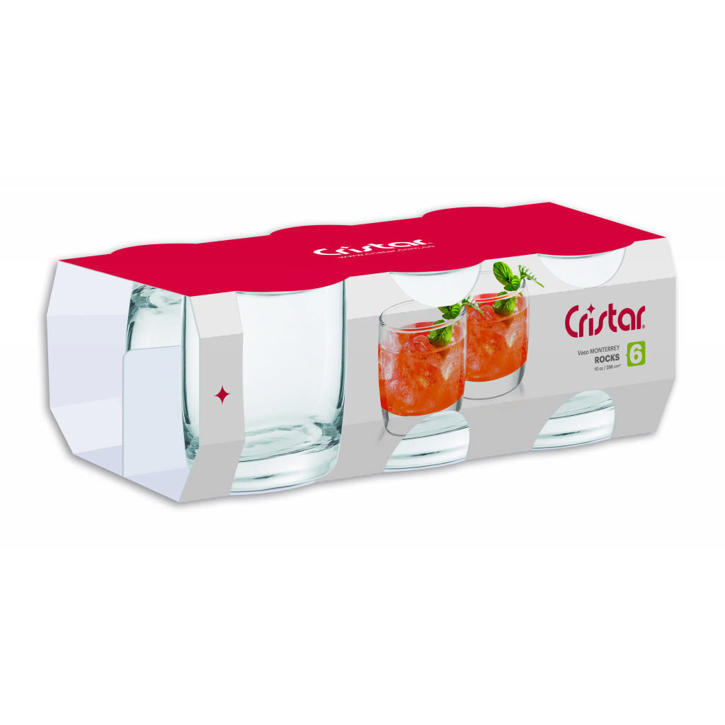 Vaso Monterrey Canastilla x 6 Unidades