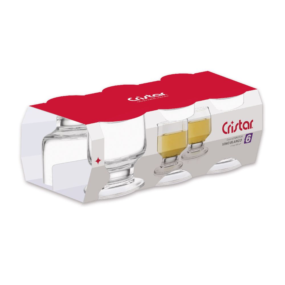 Copa Lexington Vino Blanco Canastilla x 6 Unidades
