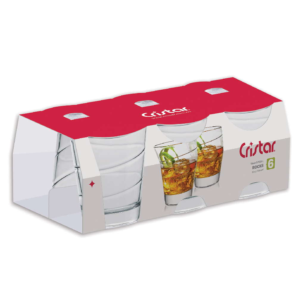 Vaso Spiral Canastilla x 6 Unidades