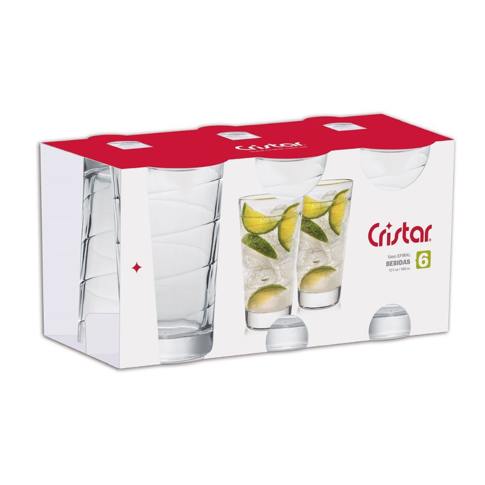 Vaso Spiral Canastilla x 6 Unidades