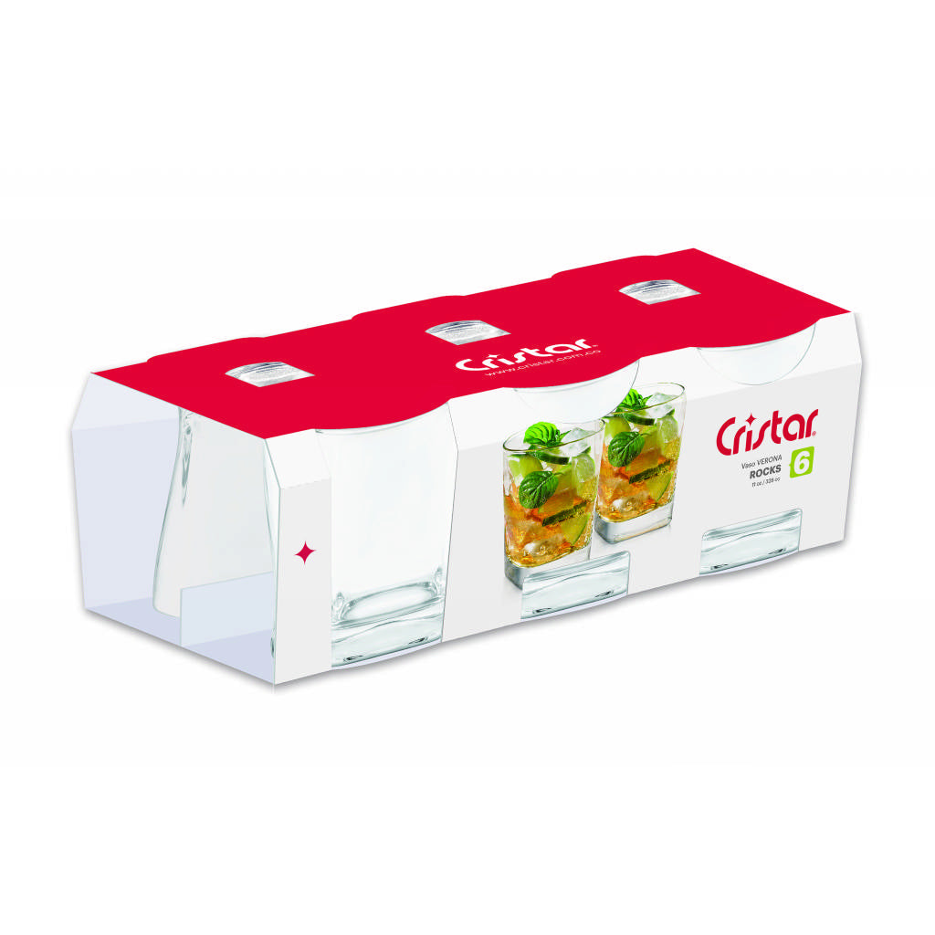 Vaso Verona Canastilla x 6 Unidades