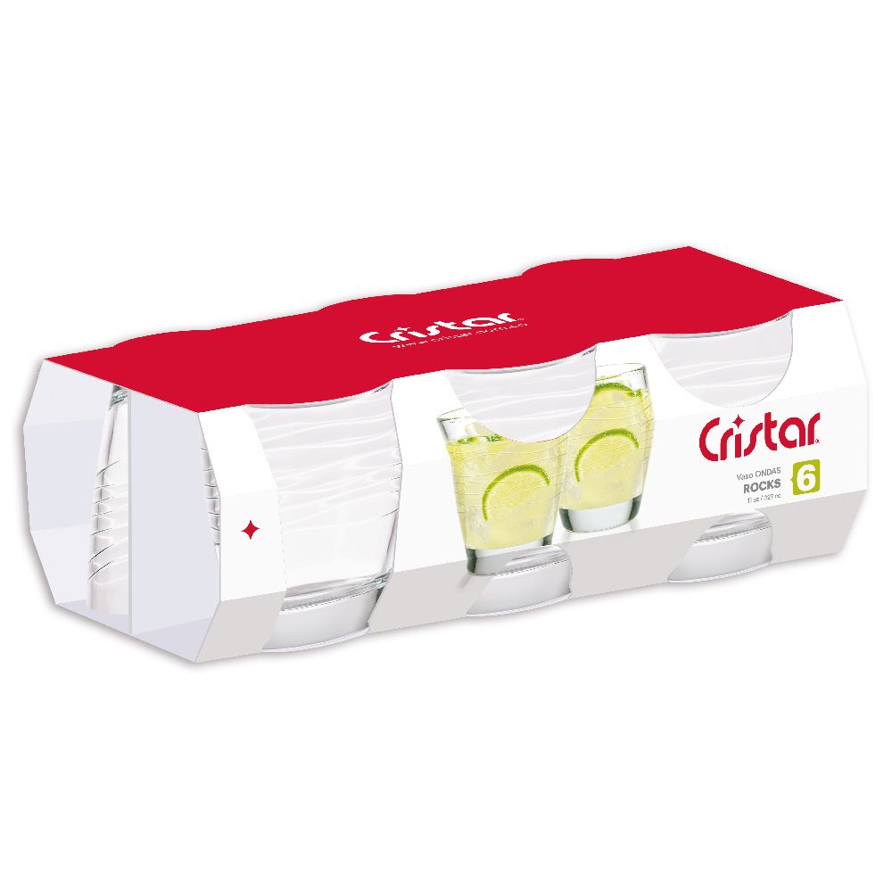 Vaso Curvas Canastilla x 6 Unidades