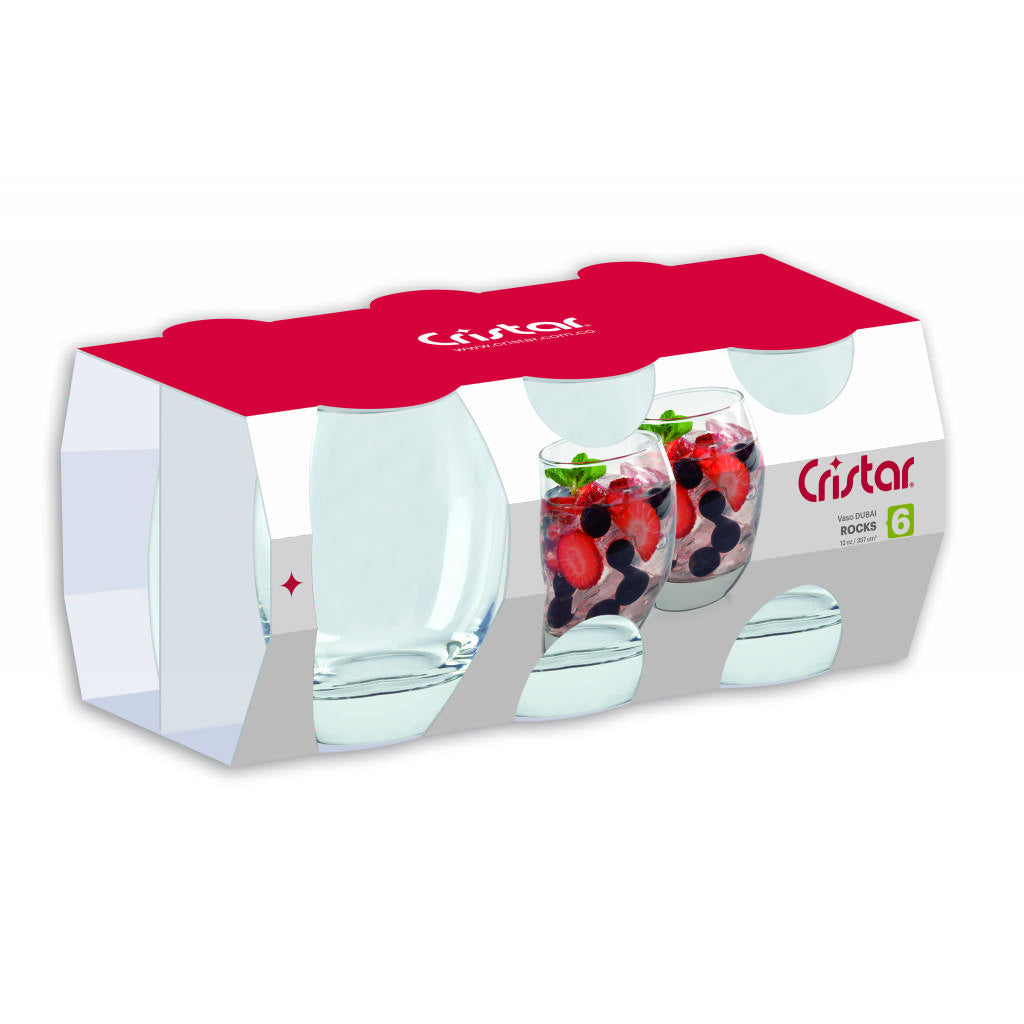 Vaso Dubai Canastilla x 6 Unidades