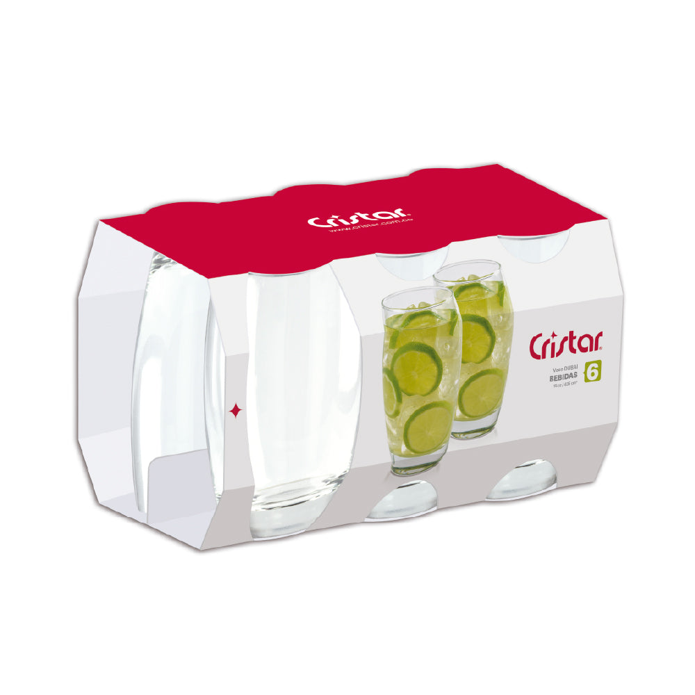 Vaso Dubai Canastilla x 6 Unidades