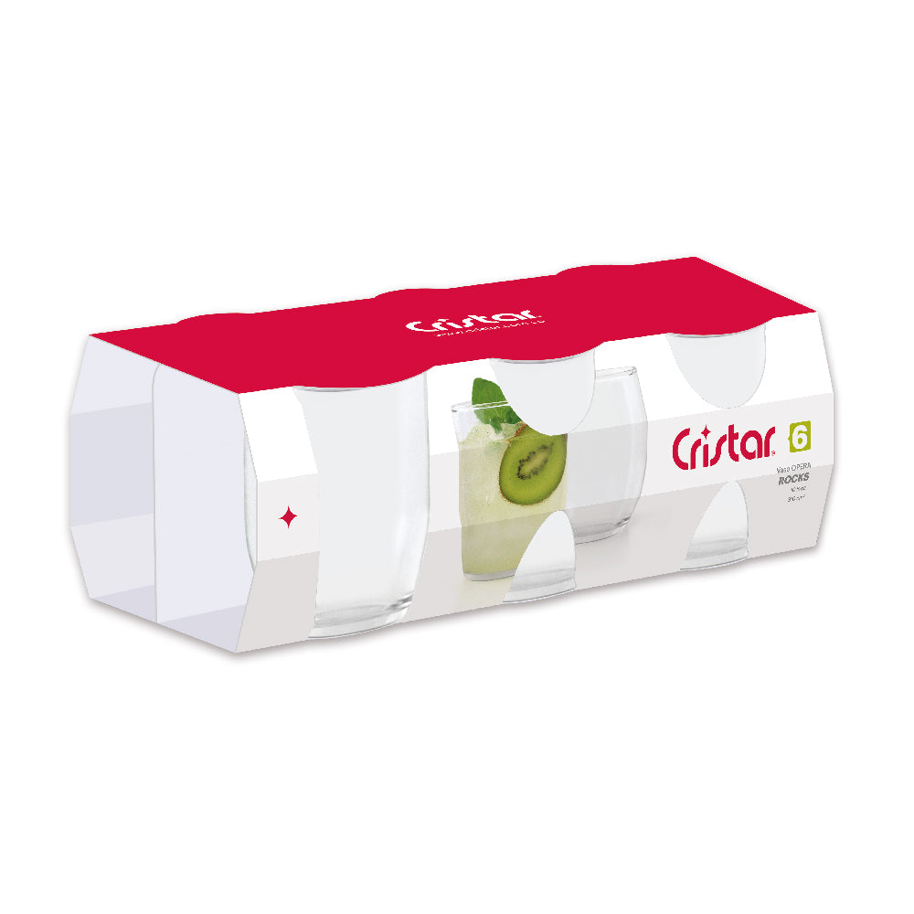 Vaso Opera Canastilla x 6 unidades