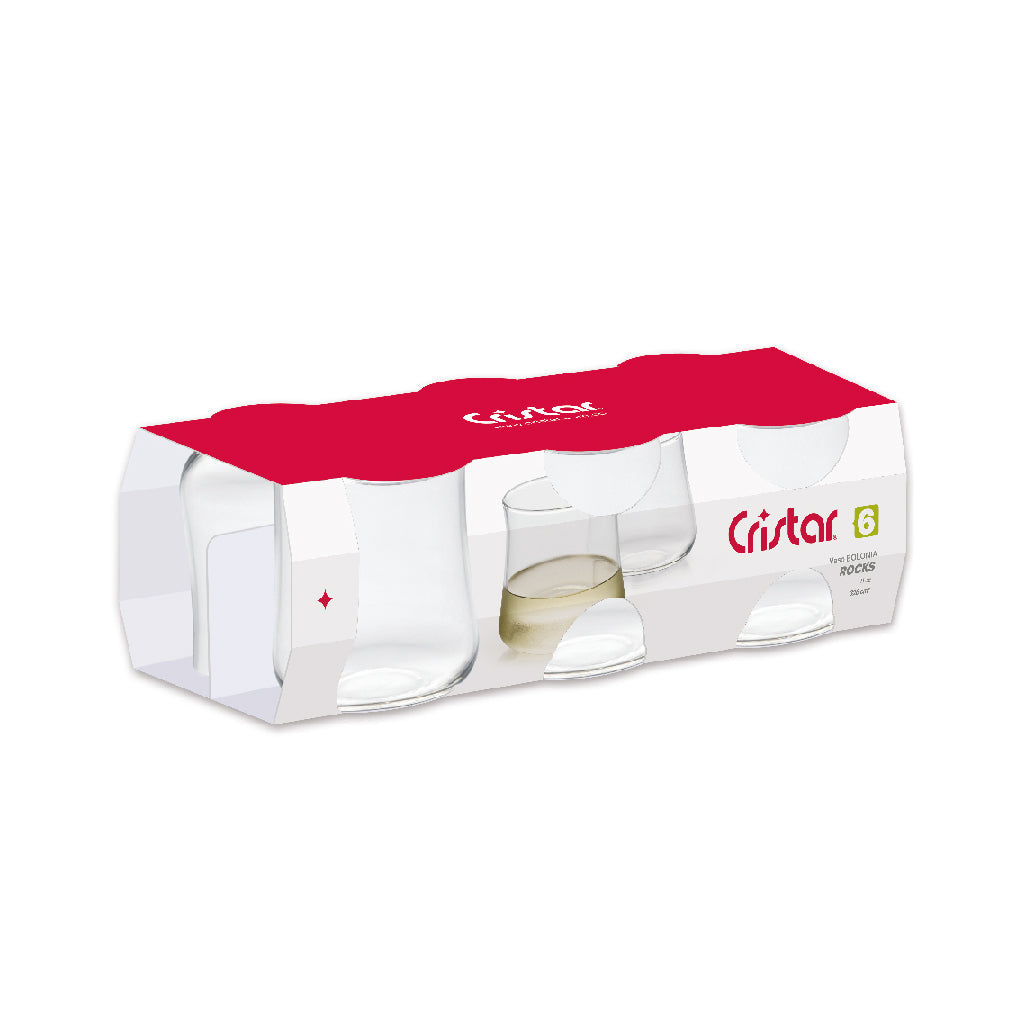 Vaso Bolonia Canastilla x 6 Unidades