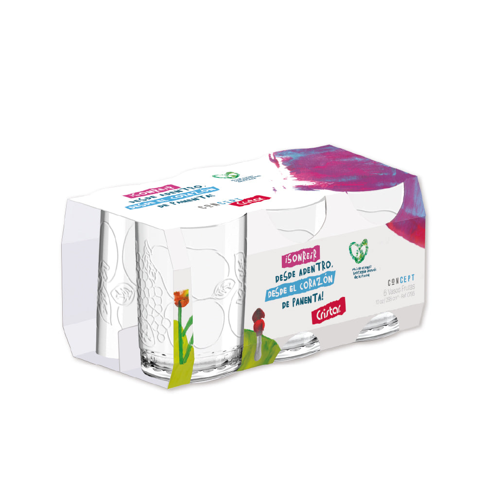 Vaso Frutas Concept Canastilla x 6 Unidades