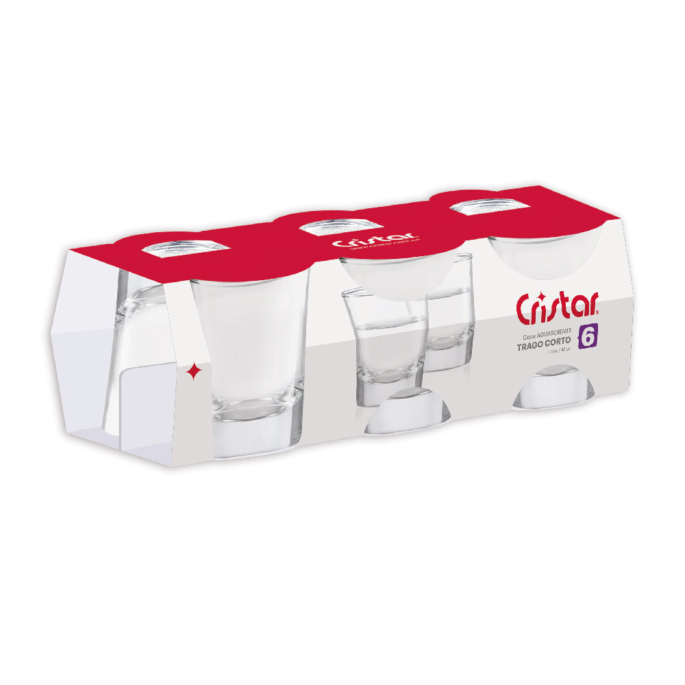 Shooter para Aguardiente Canastilla x 6 Unidades