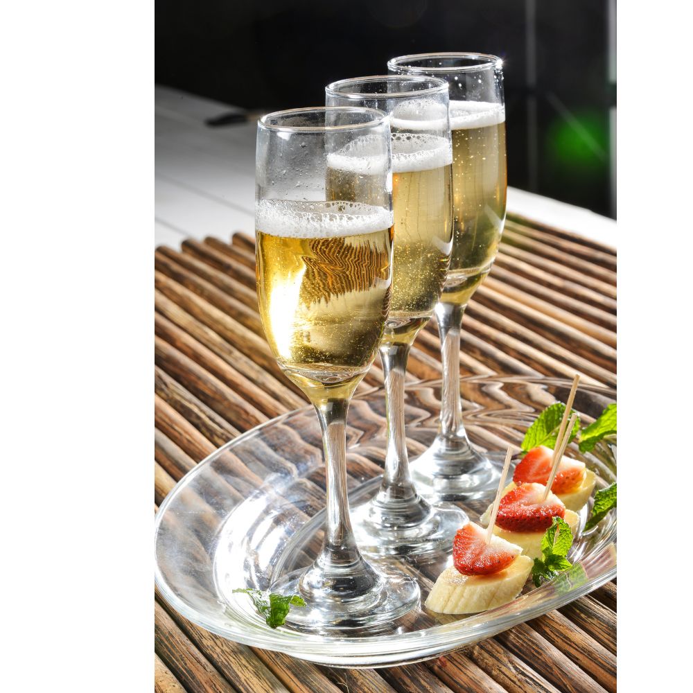 Copa de Champaña Premier Canastilla x 3 Unidades