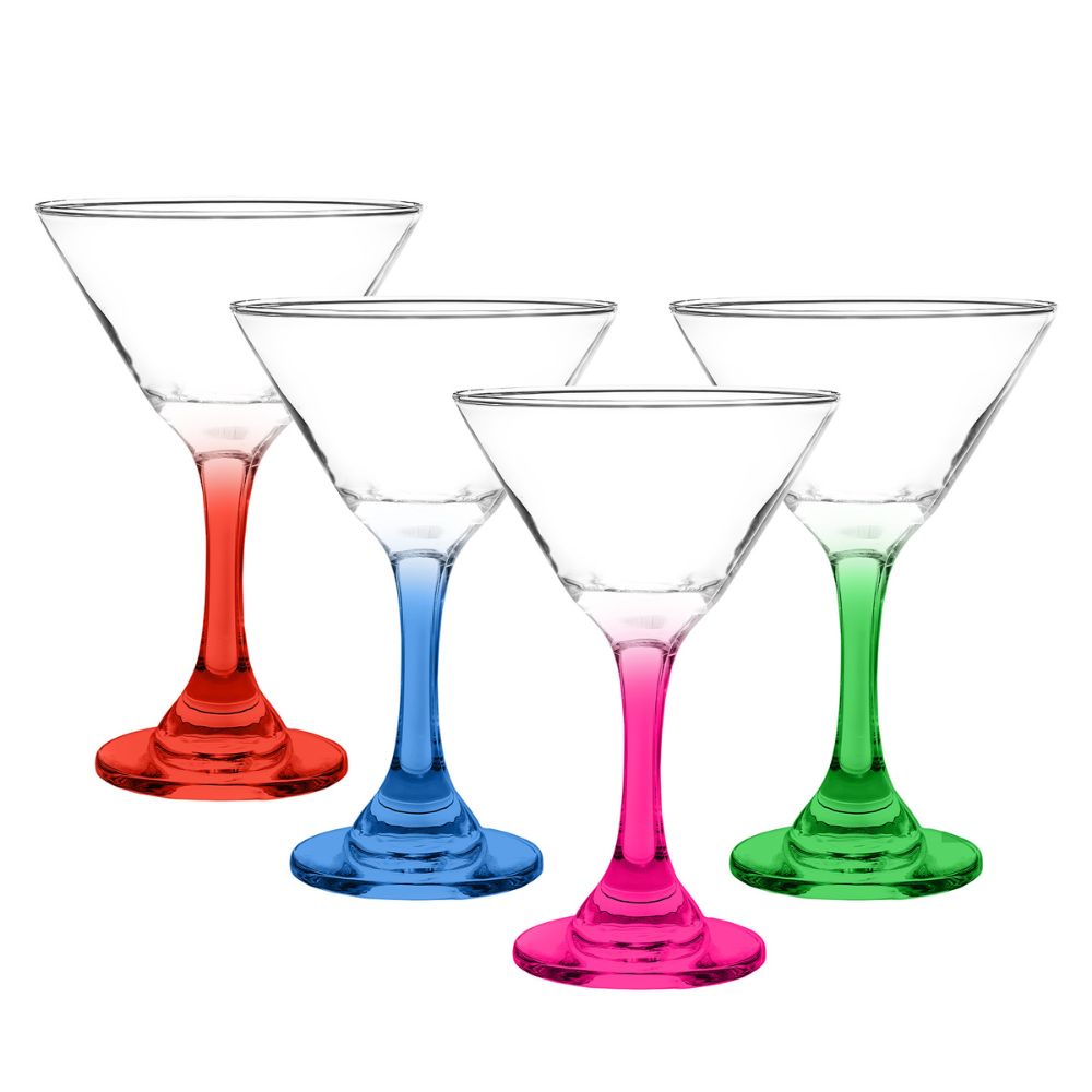 Copa Martini Color Neon x 4 Unidades