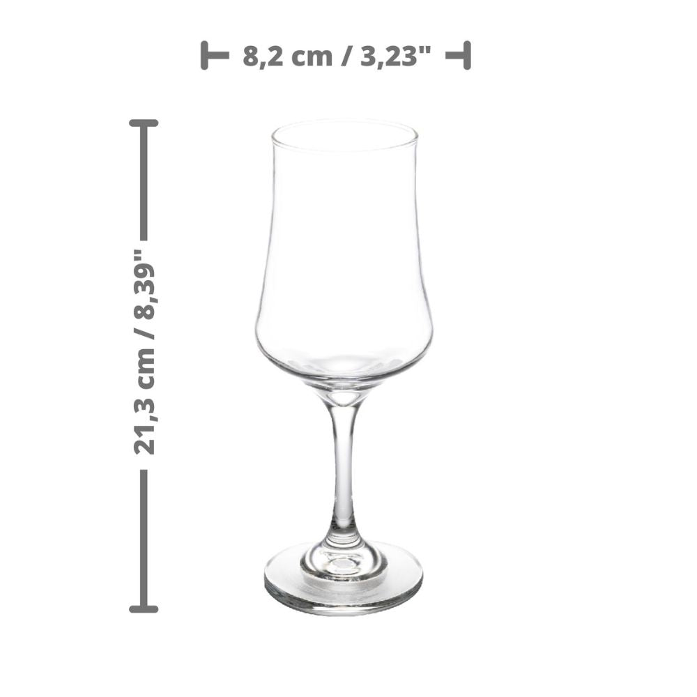 Copa Bolonia Vino Tinto Canastilla x 3 Unidades