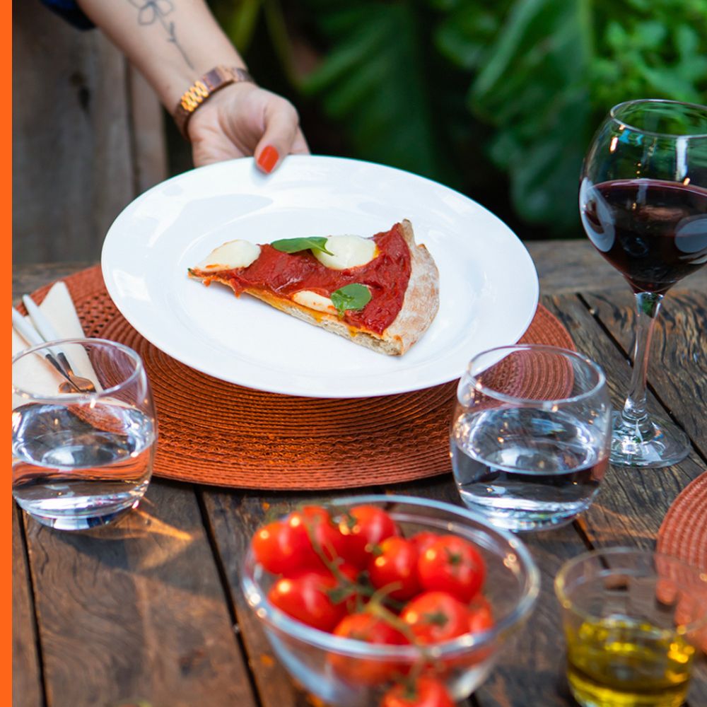 Plato Pando Grande Menu Opaline Nadir Caja x 12 Unidades