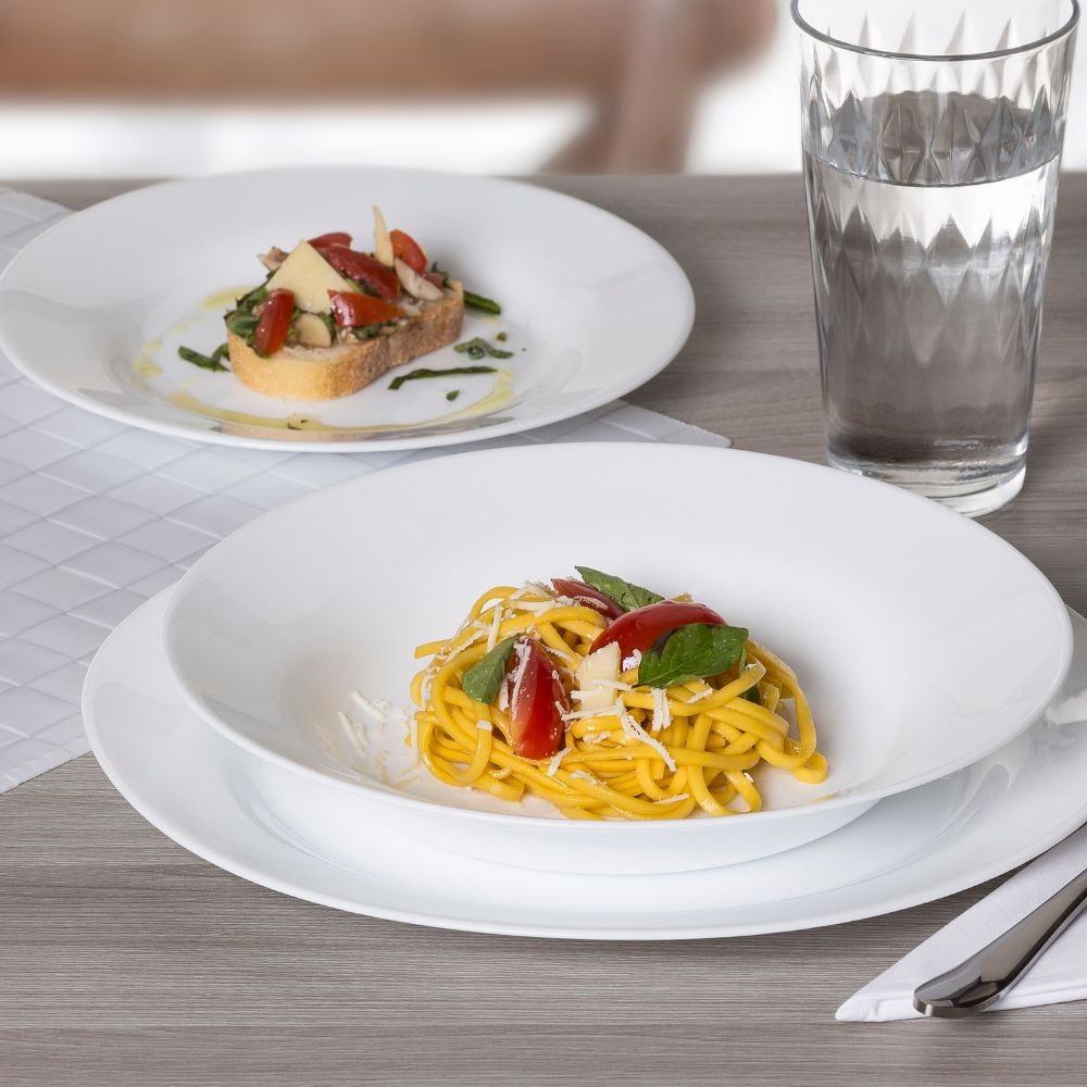 Plato Hondo Menú Nadir Opaline Caja x 24 Unidades