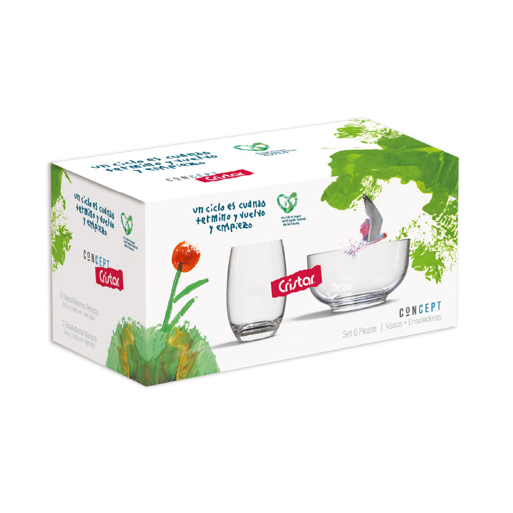 Set Mikonos Concept x 5 Unidades