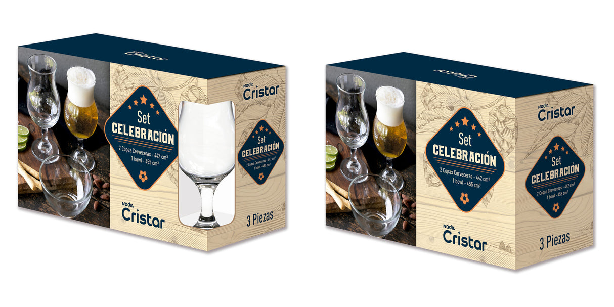 Set Celebración Copa Cervecera Praga + Bowl
