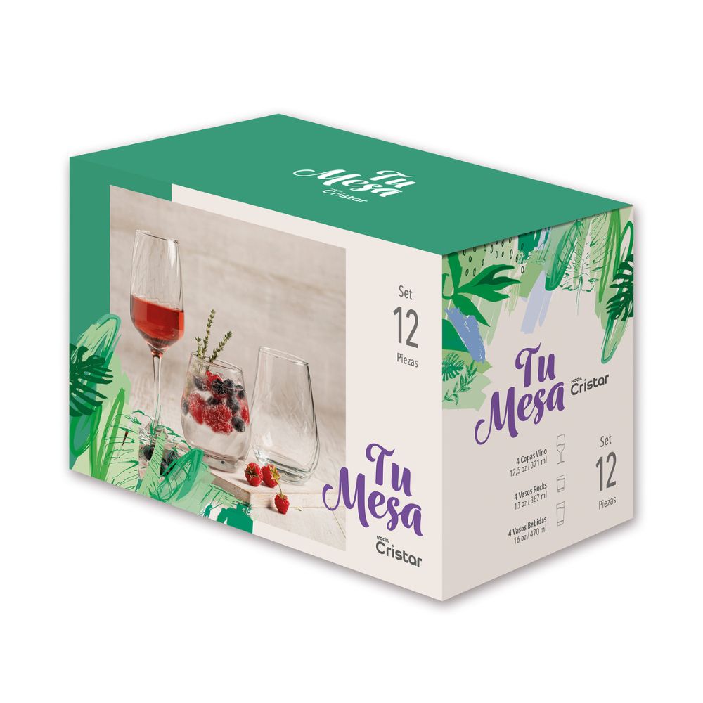 Set Lombardia Tu Mesa x 12 Unidades