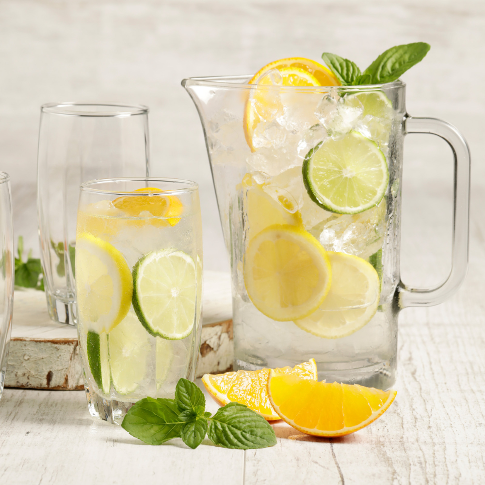 Set Venecia Jarra + Vasos Tu Mesa x 5 Unidades