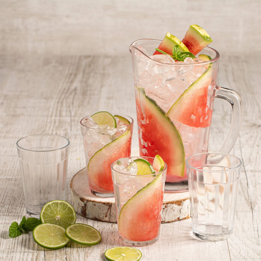 Set Jarra + Vasos Americano Tu Mesa x 5 Unidades