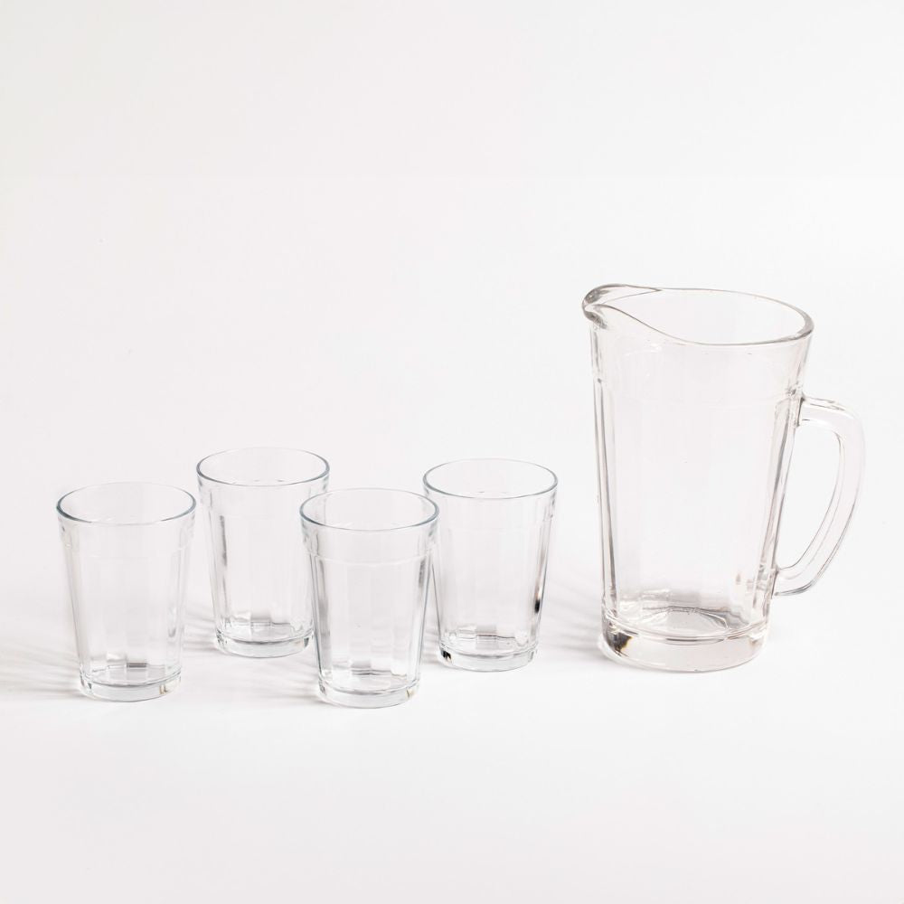 Set Jarra + Vasos Americano Tu Mesa x 5 Unidades