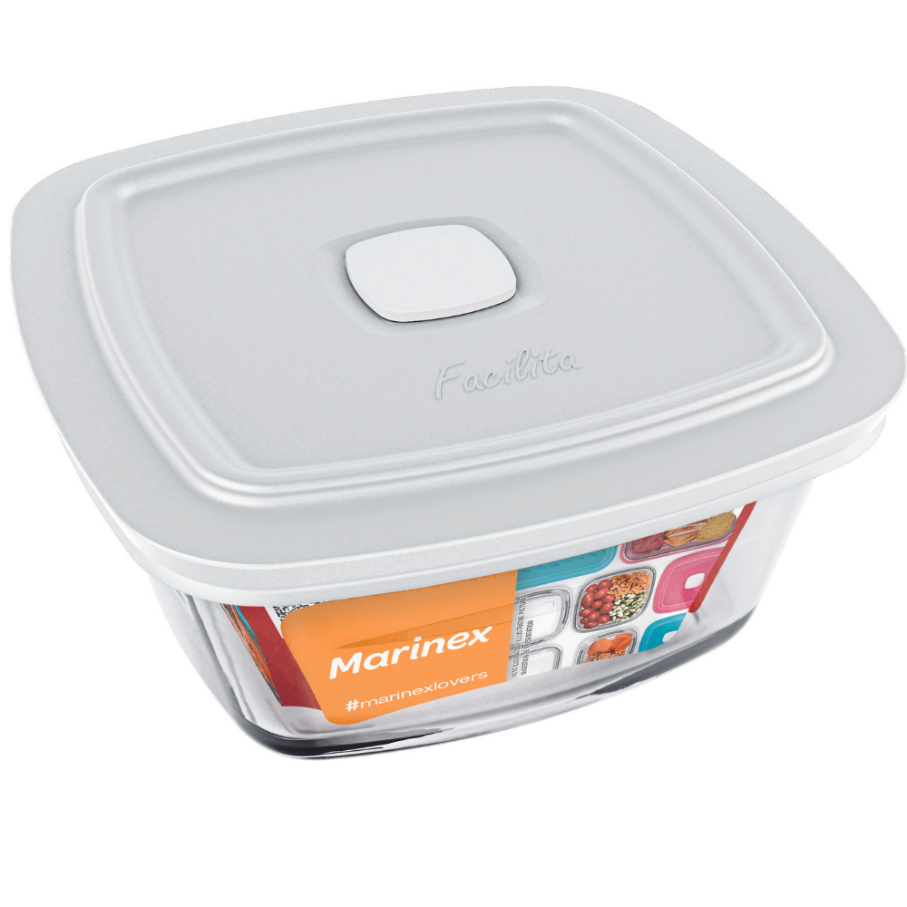 Contenedor Marinex Facilita Con Tapa x 1 Unidad