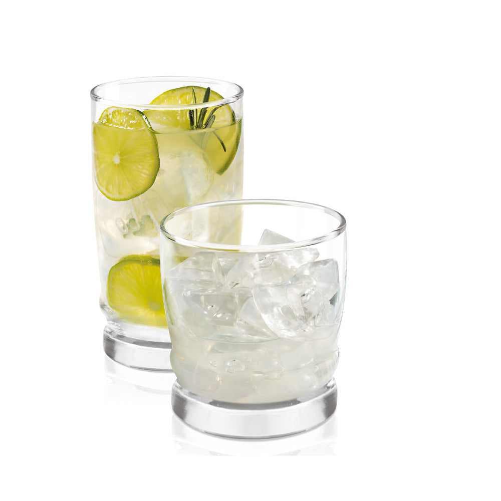 Set Madeira Vasos Rocks/Bebidas x 12 Unidades