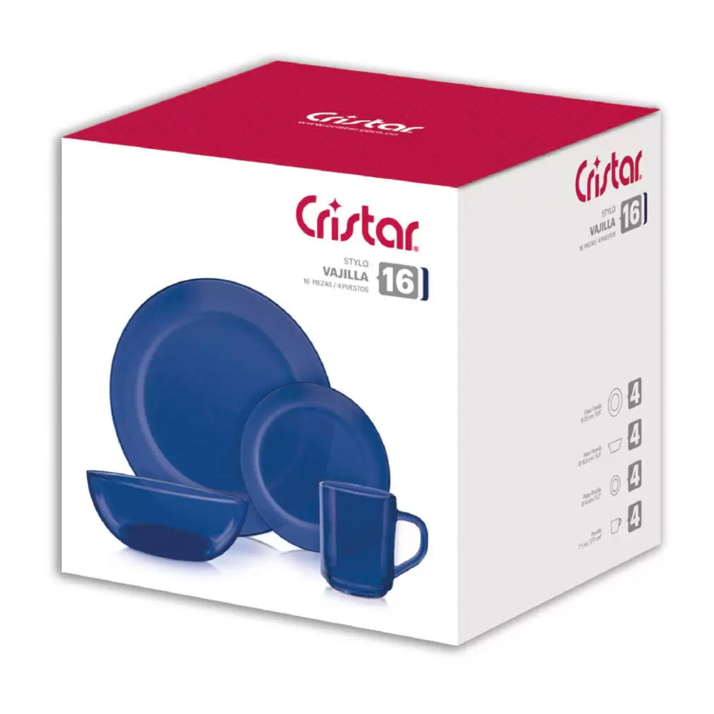 Vajilla Stylo x 16 unidades