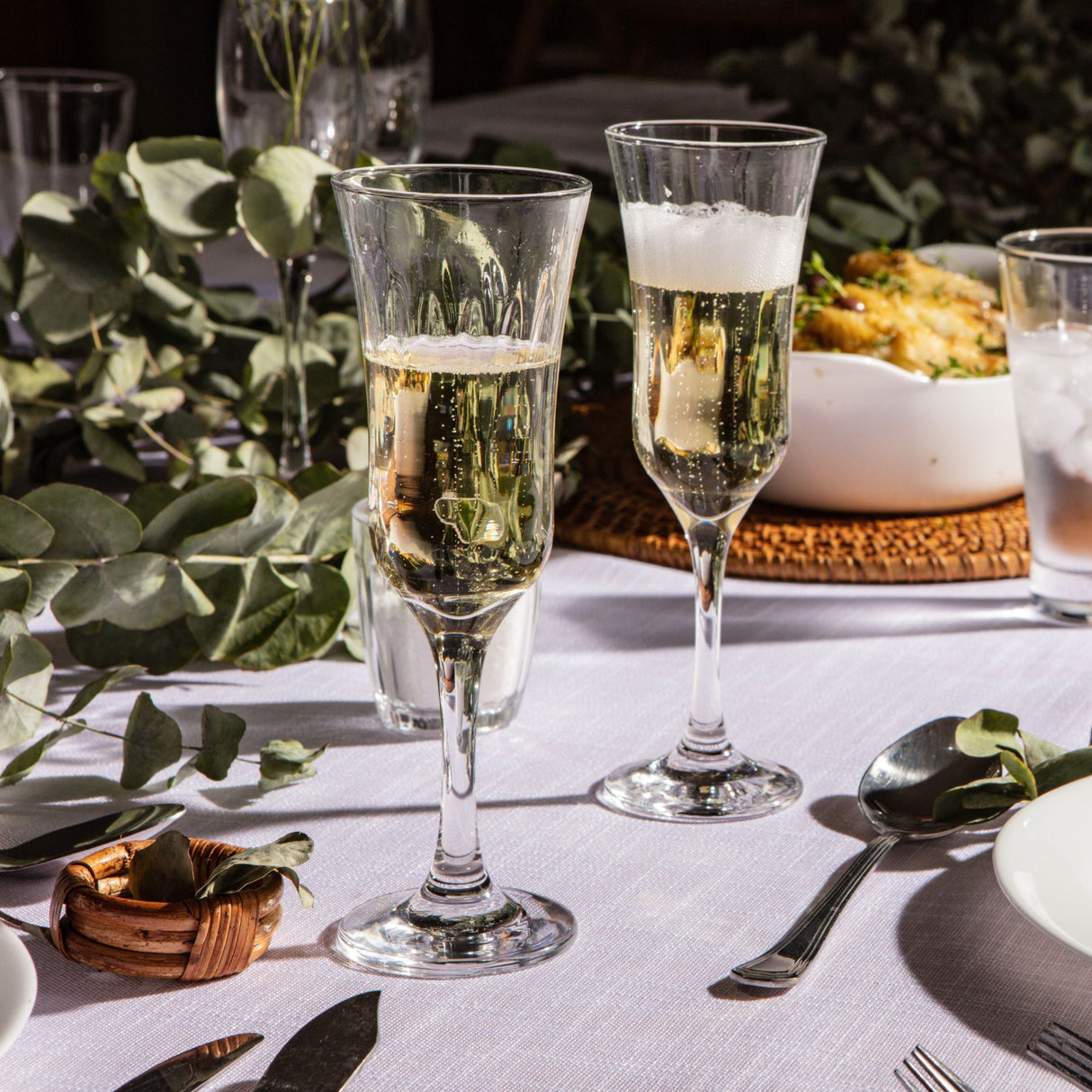 Copas para champagne colección Nadir experience Set lirio