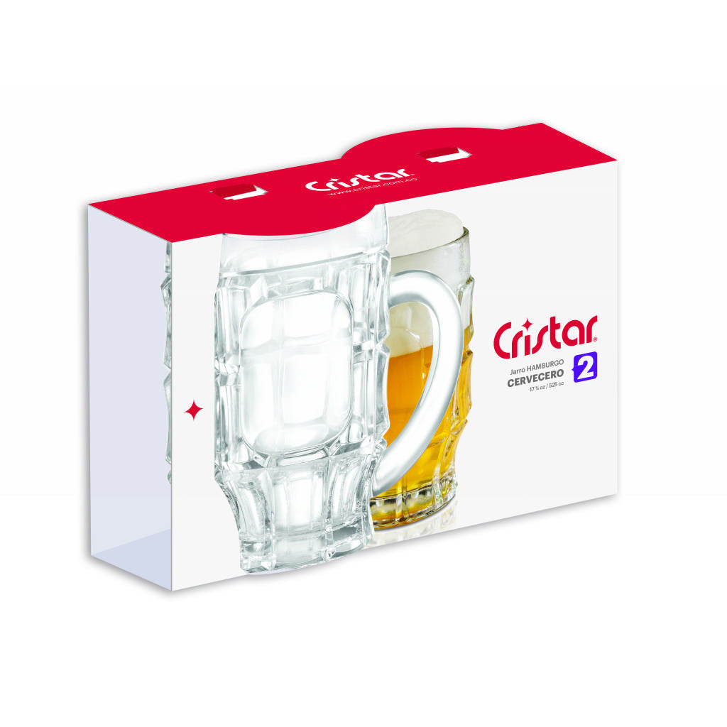 Jarro Hamburgo por dos unidades Cristar