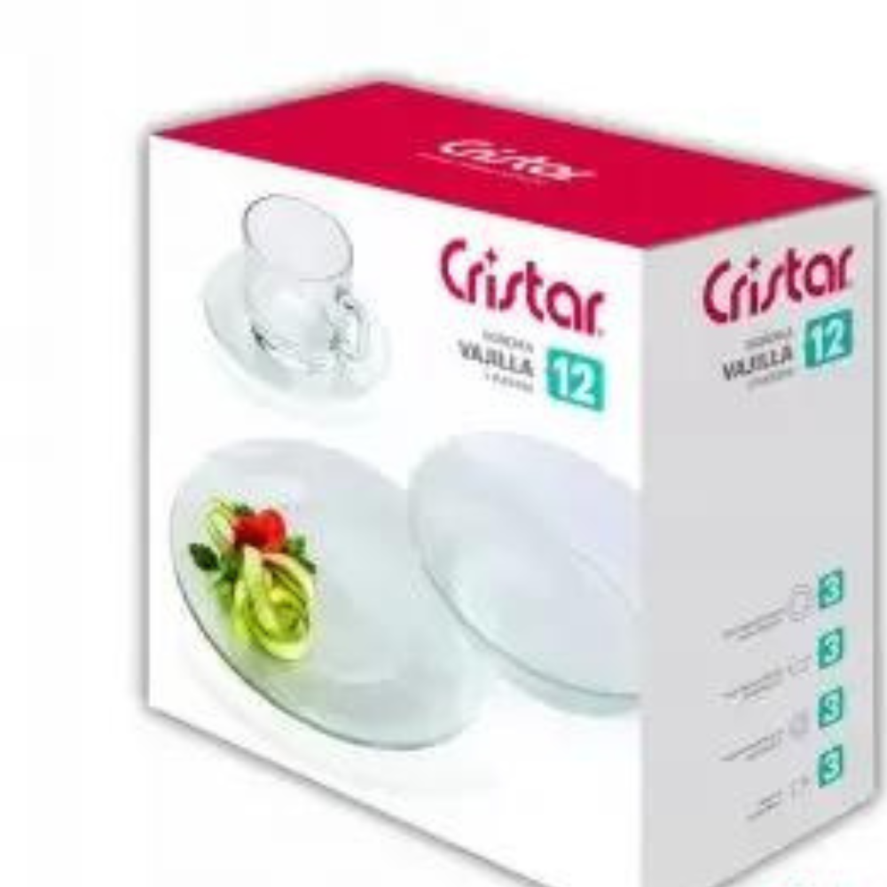 Caja de vajilla Nordika con 12 piezas