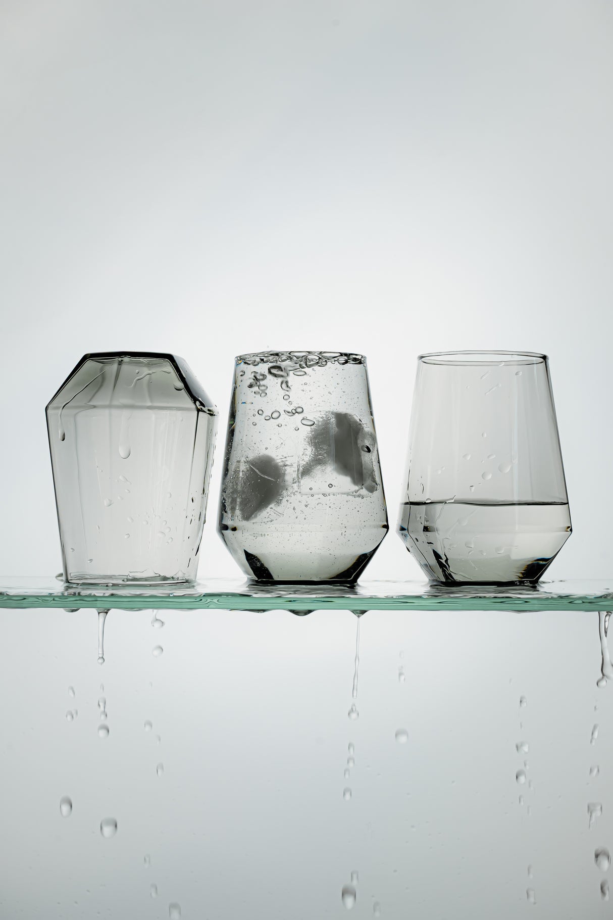 Tres vasos rotterdam de la colección elemental