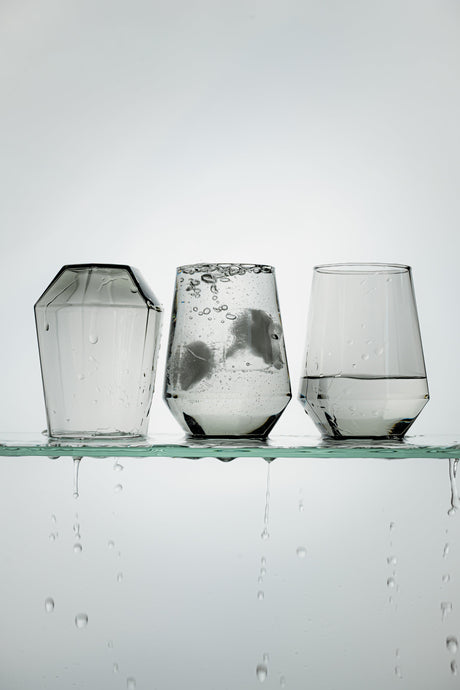 Tres vasos Roterdam de la colección Elemental