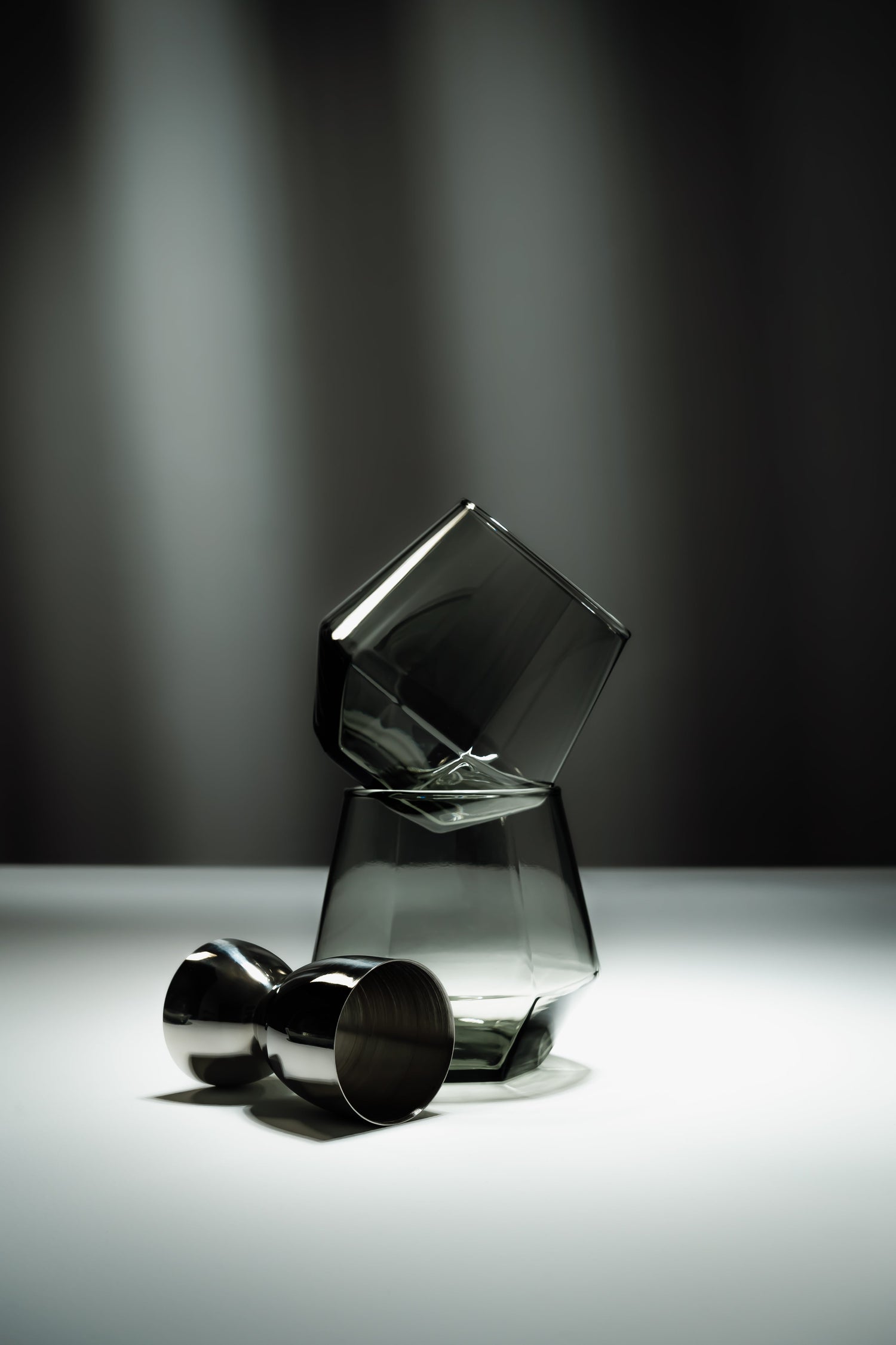 Dos vasos roterdamm rocks de la colección elemental