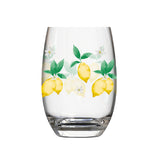 Set Vasos Mikonos Decorado Limoni x 4 Unidades