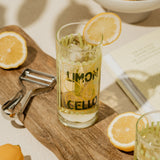 Set Vaso Lexington Decorado Limoncello x 4 Unidades