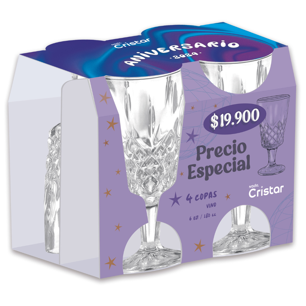 Copa Vino Diamante