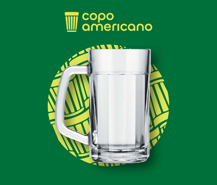 Jarro de vidrio copo americano