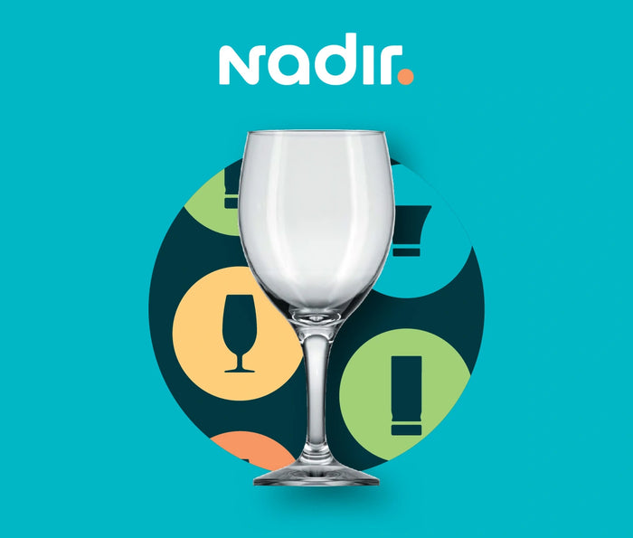 Nadir copa de vidrio