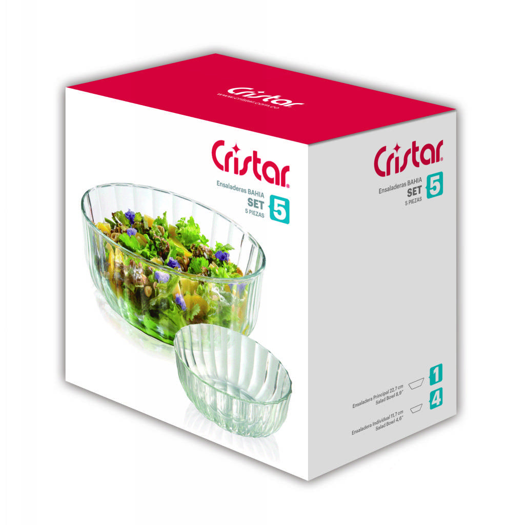 Set Ensaladera Bahía Estuche x 5 Unidades