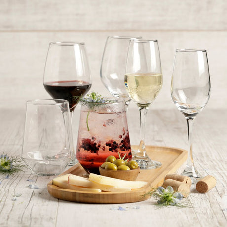 Set de copas y vasos Brunello, colección Tu mesa