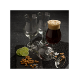 Cuatro copas de vidrio del set praga Live