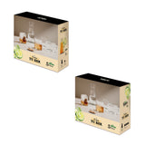 Caja del set Rocks tu bar, decanter y vasos cortos