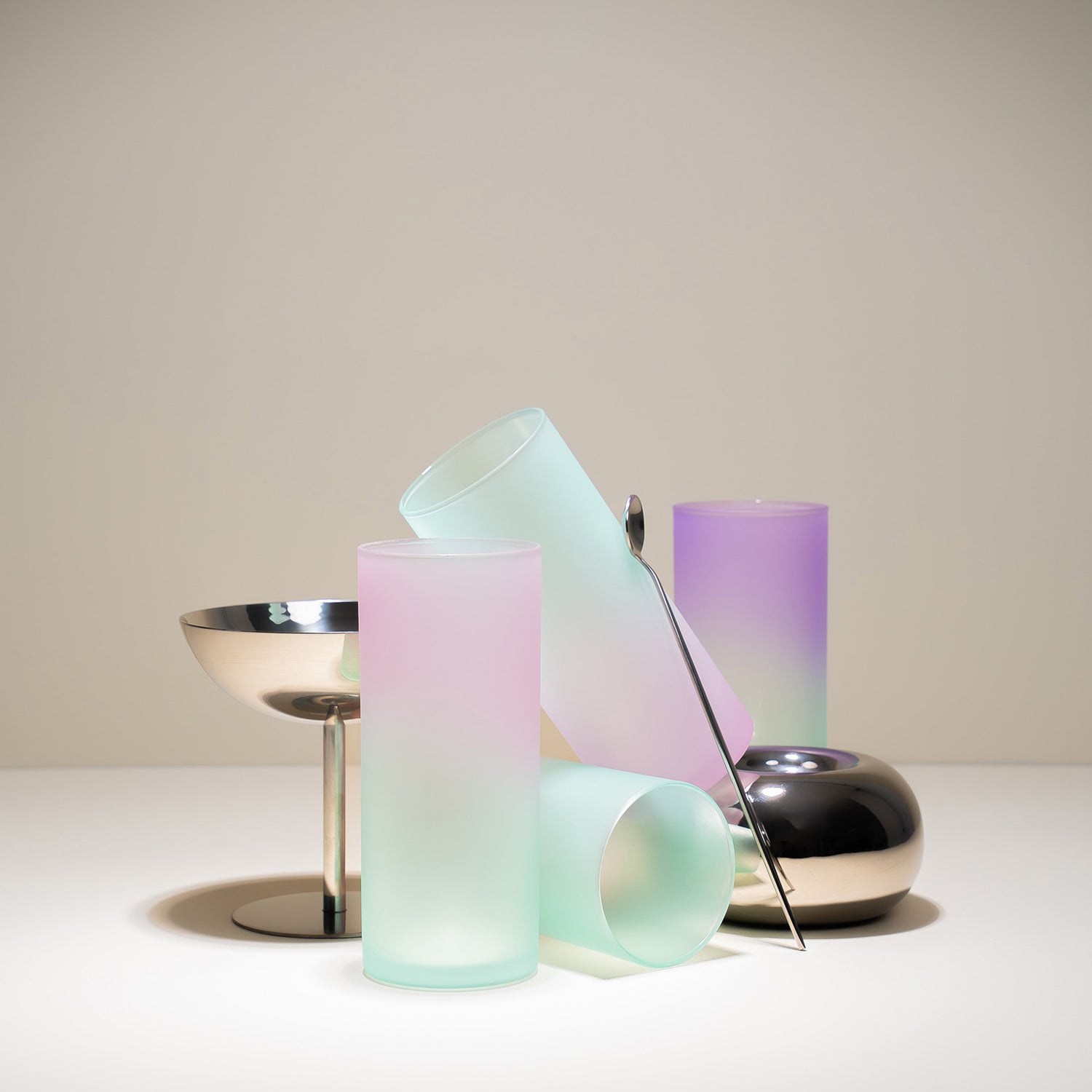 4 vasos lexington del Set Soft color Cristar x Toy