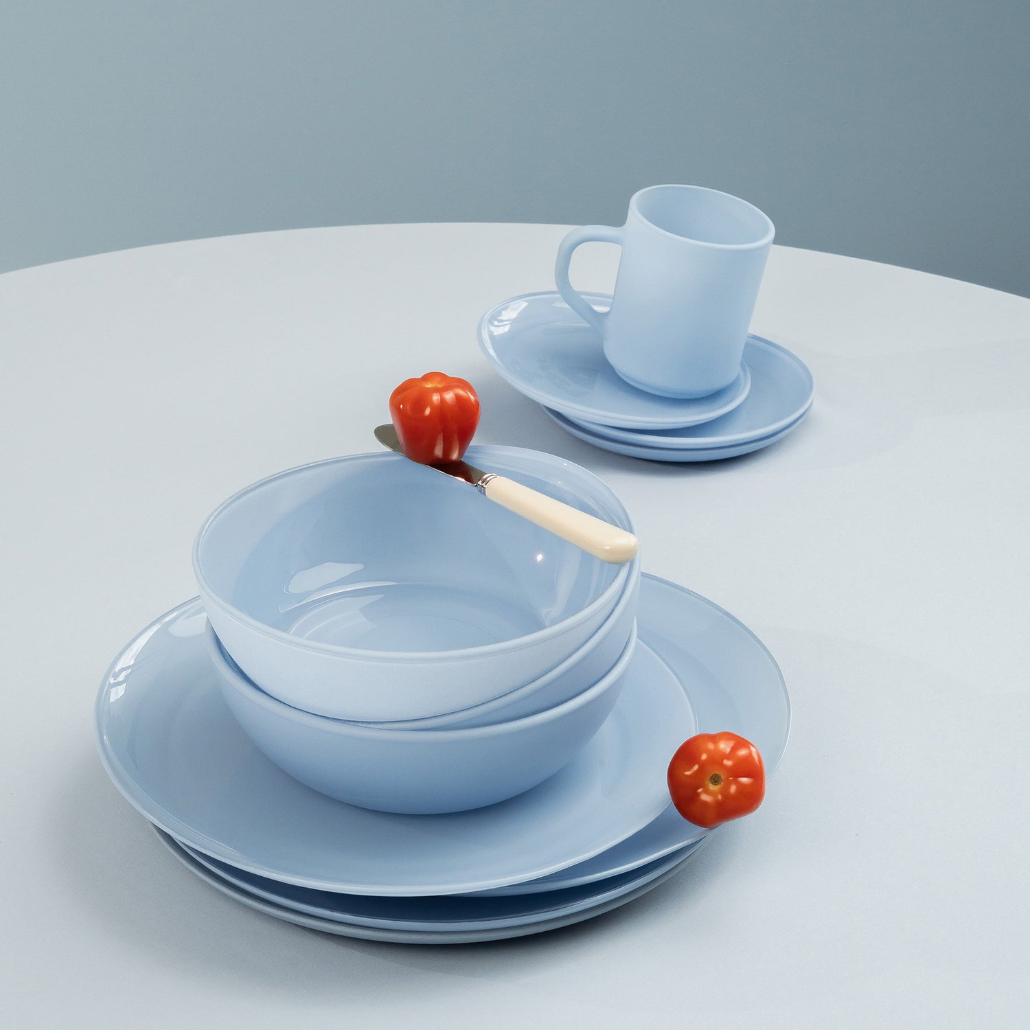 Vajilla Stylo Blue TOY x 16 Unidades – Tienda Cristar