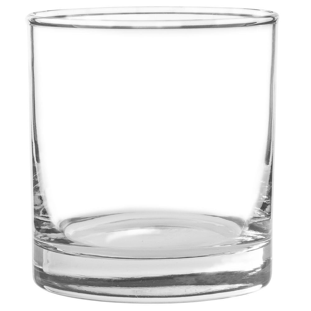 Un vaso de vidrio lexington para tragos cortos vacío