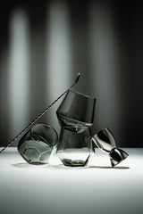 Tres vasos rotterdam de vidrio, colección elemental